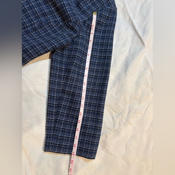 Kasper 2X blue plaid blazer - Picture 4 of 5